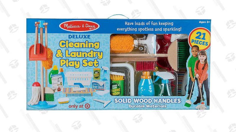 Melissa & Doug Deluxe Cleaning and Laundry Play Set | $20 via Cartwheel | Target